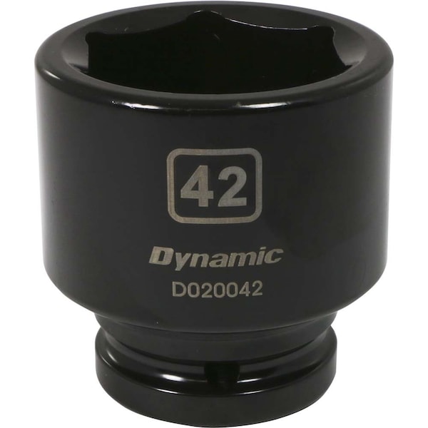 3/4" Drive Standard Socket, Black Phosphate, Tools 3/4" Drive 6 Point Metric, 42mm Standard Length